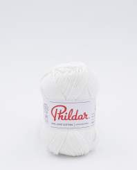 Phil Love Cotton von Phildar Blanc