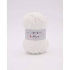 Phil Partner 3,5 von Phildar Blanc