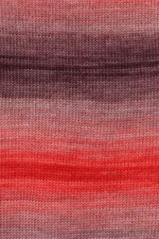 Merino 400 Lace Color von Lang Yarns 0061 ROT/GRAU