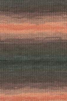 Merino+ Color von Lang Yarns 0028 LACHS/BRAUN/GRAU