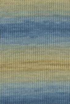 Merino+ Color von Lang Yarns 0111 OCKER/BLAU