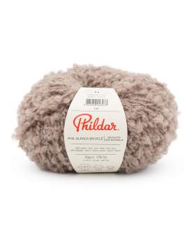 Phil Alpaga Boucle von Phildar Marron glace
