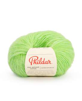Phil Mohair Coton Vert pomme