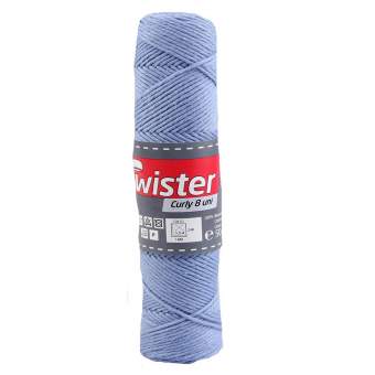 Curly 8 Uni von Twister 53 blau